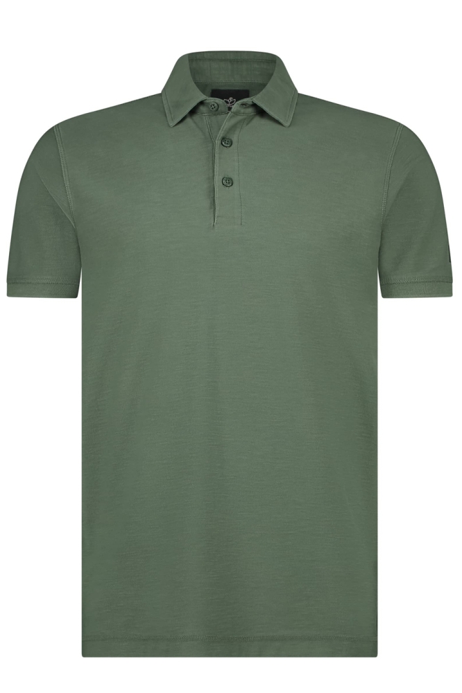 POLO VAN ZWARE JERSEYSTOF MET SLUBS 48435104 3700